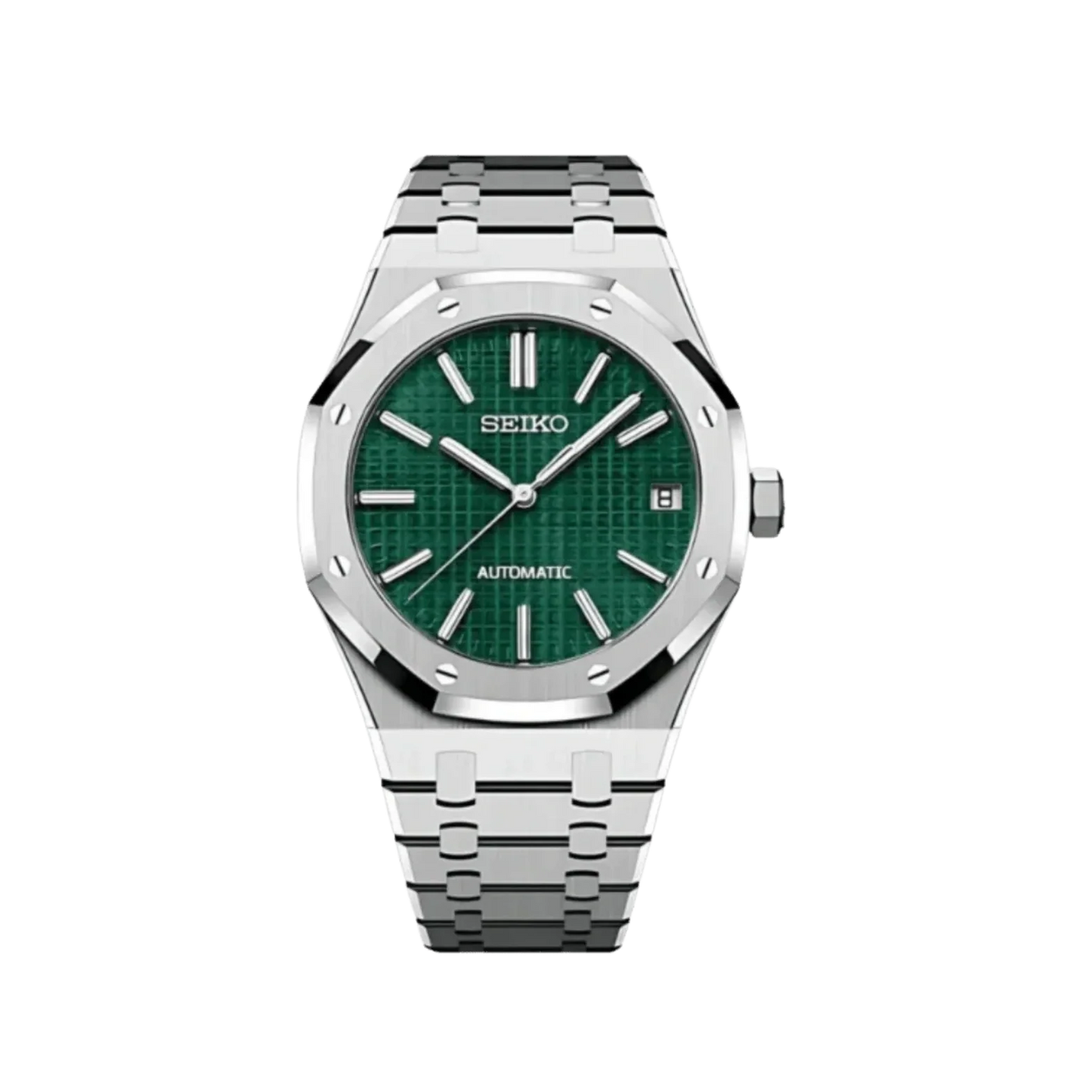 Seiko Mod Royal Oak Green