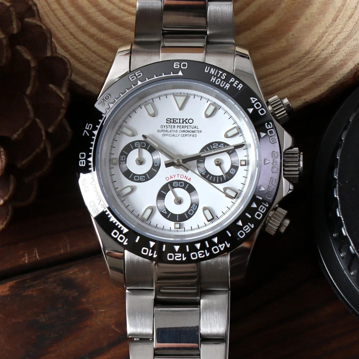 Seiko Mod Daytona Panda