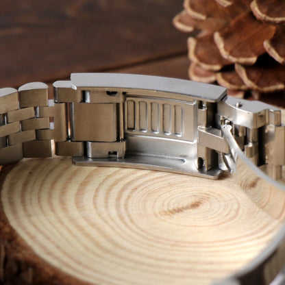 Seiko Mod Datejust Rhodium