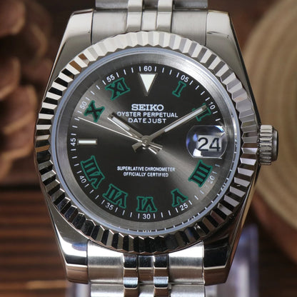Seiko Mod Datejust Wimbledon