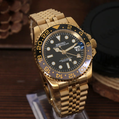 Seiko Mod GMT Master Gold