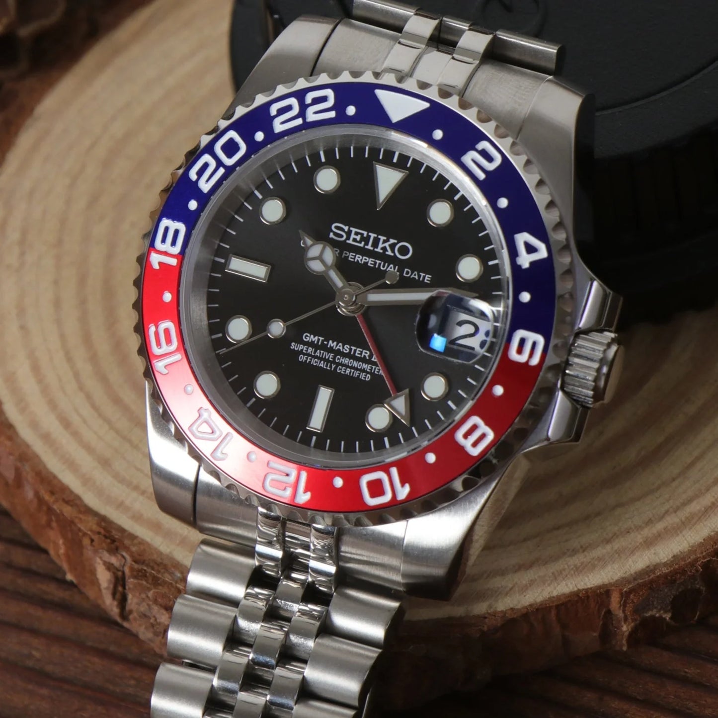 Seiko Mod GMT Pepsi