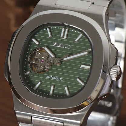 Seiko Nautilus Open Heart Green