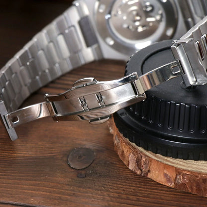 Seiko Mod Nautilus Blue