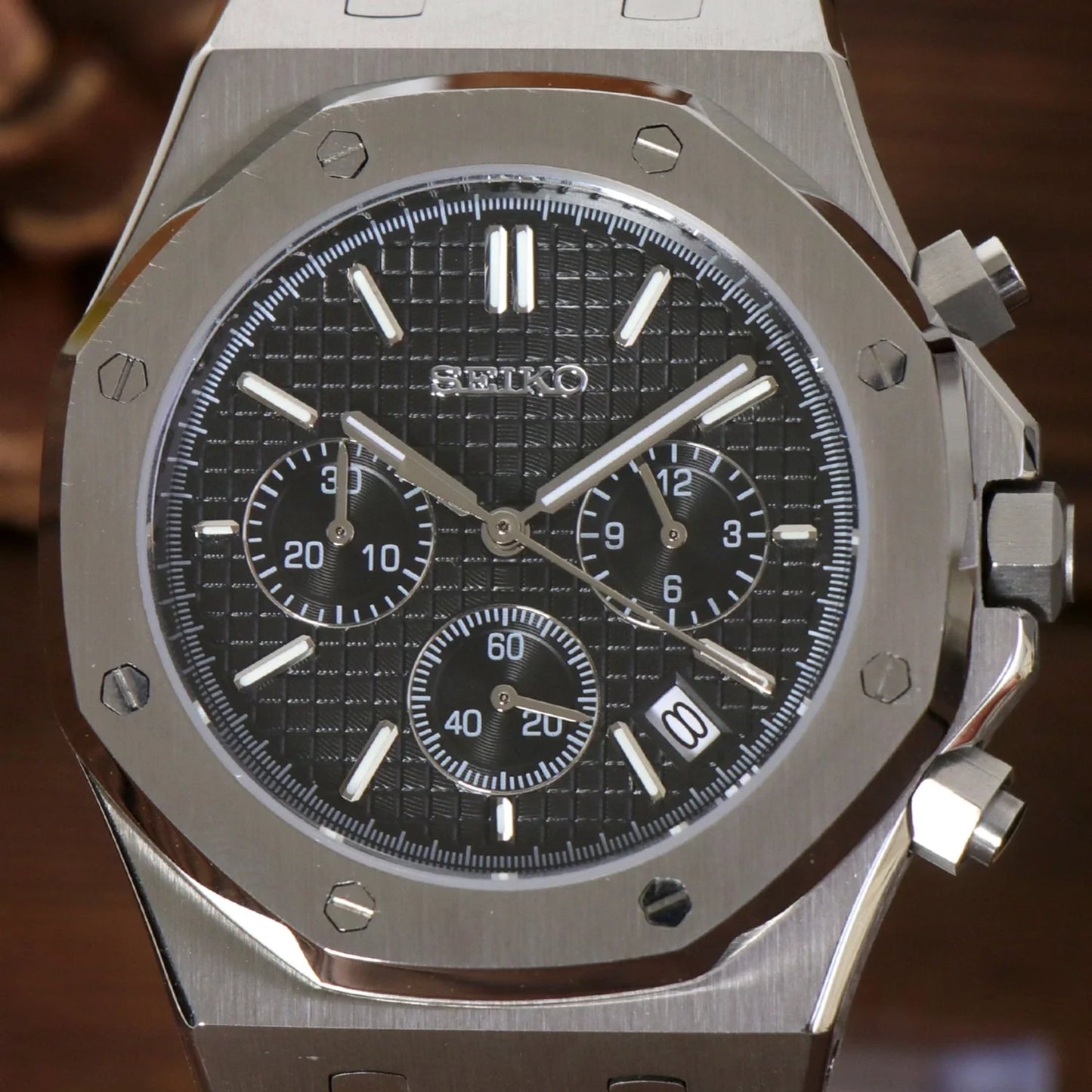 Seiko Royal Oak Chronograph Black