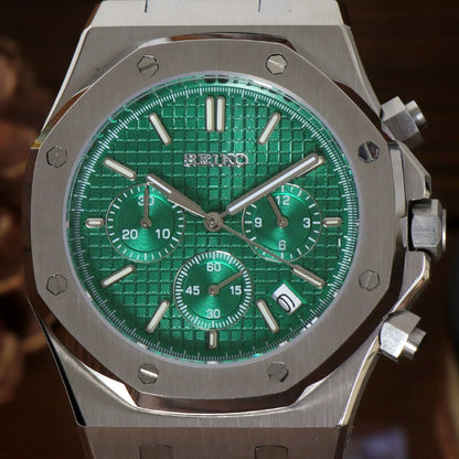 Seiko Mod Royal Oak Chronograph Green