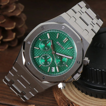 Seiko Mod Royal Oak Chronograph Green