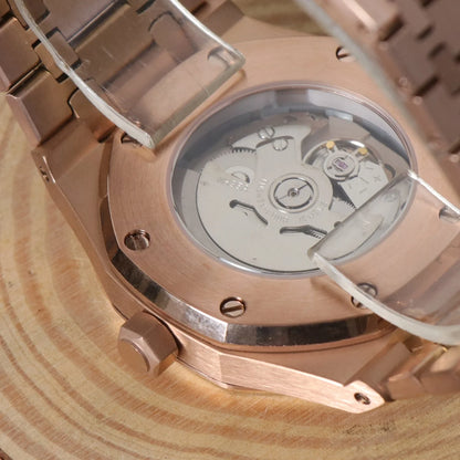 Seiko Mod Royal Oak Rose Gold