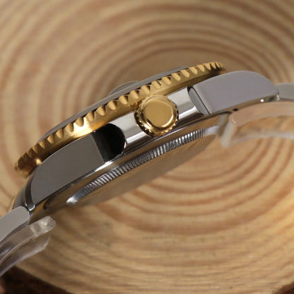 Seiko Mod Submariner Two Tone Blue