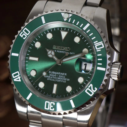 Seiko Mod Submariner Hulk