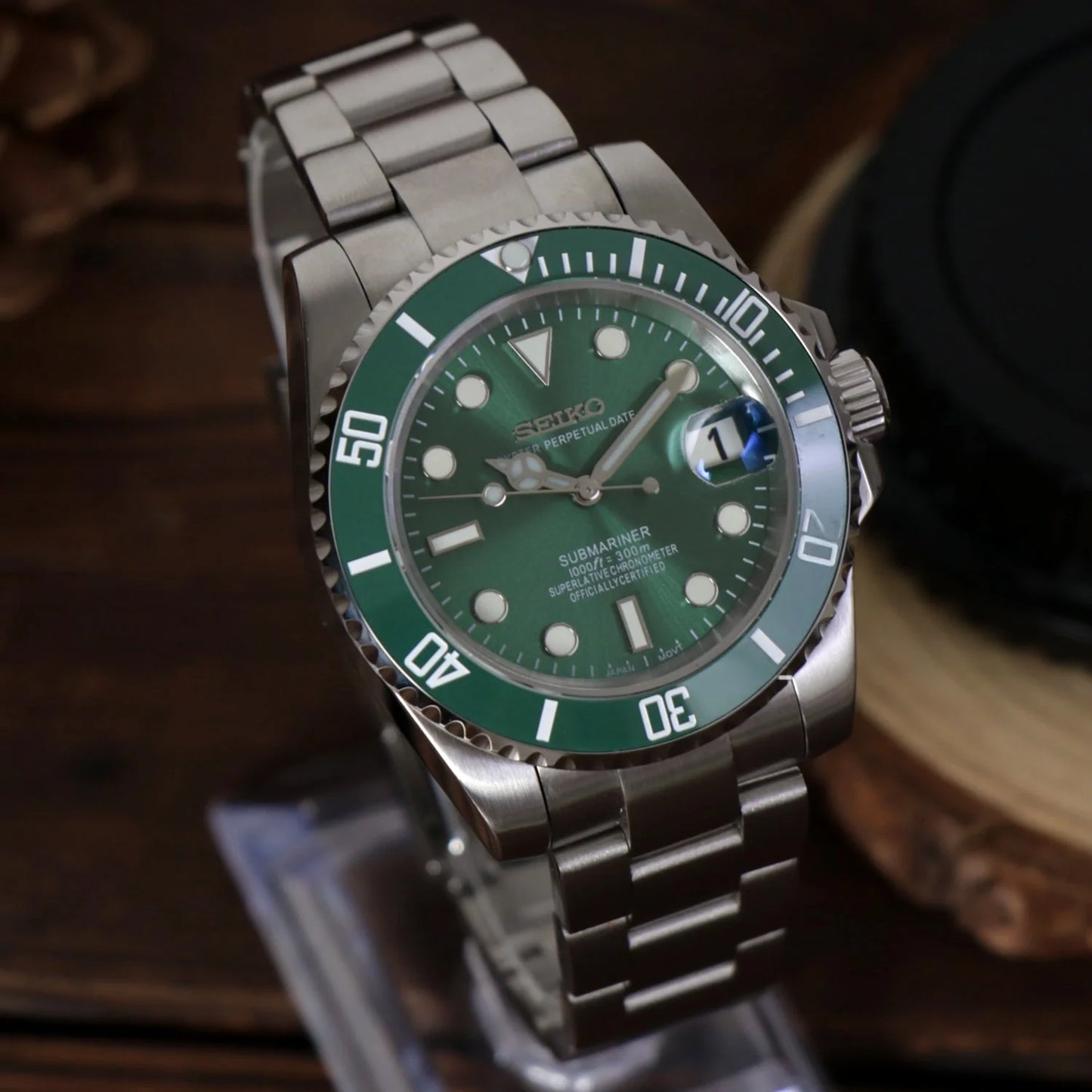 Seiko Mod Submariner Hulk