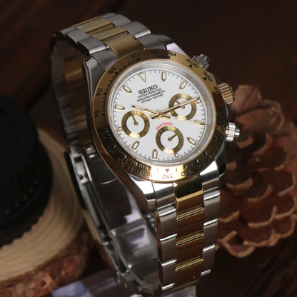 Seiko Mod Daytona Two Tone Gold