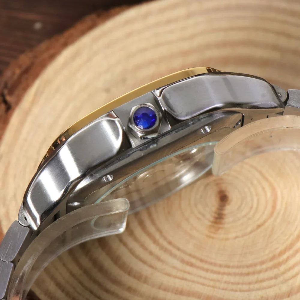 Seiko Mod Santos Two Tone