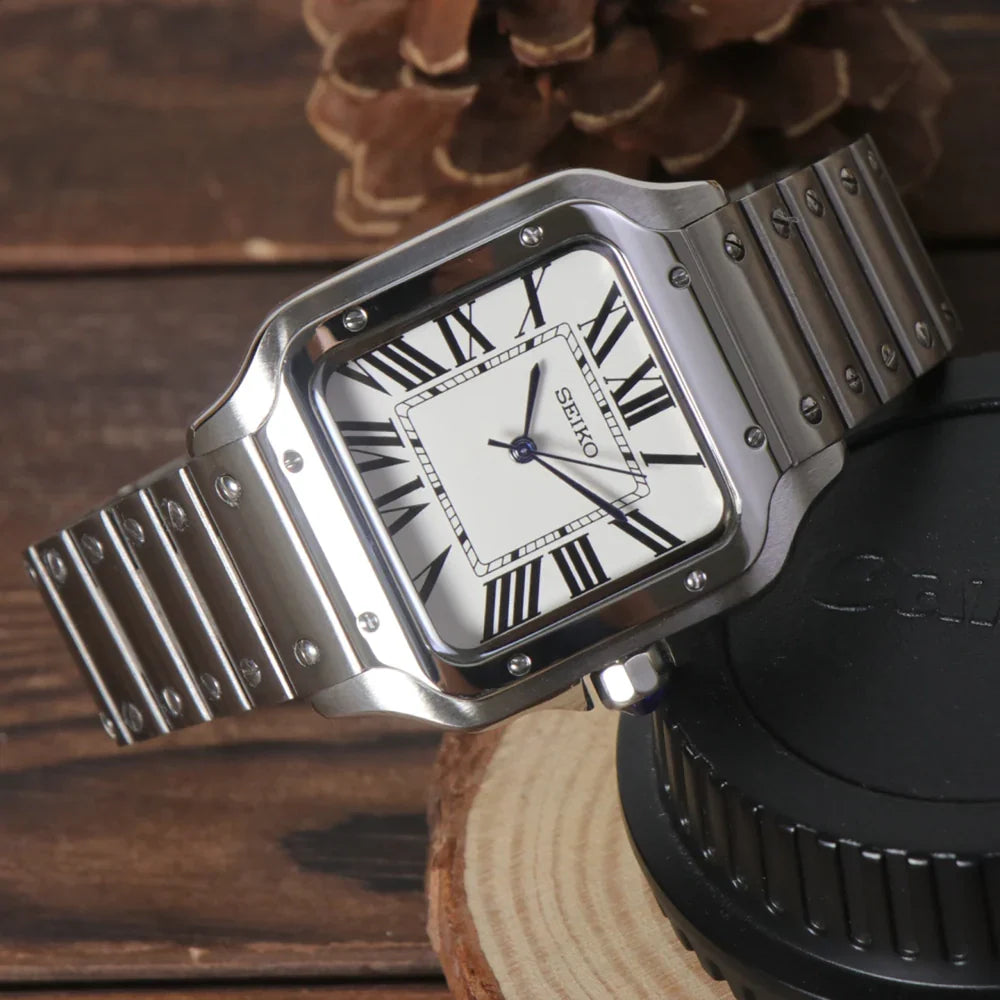 Seiko Mod Santos Classic White