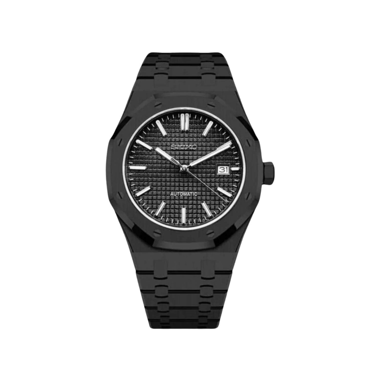 Seiko Mod Royal Oak All Black