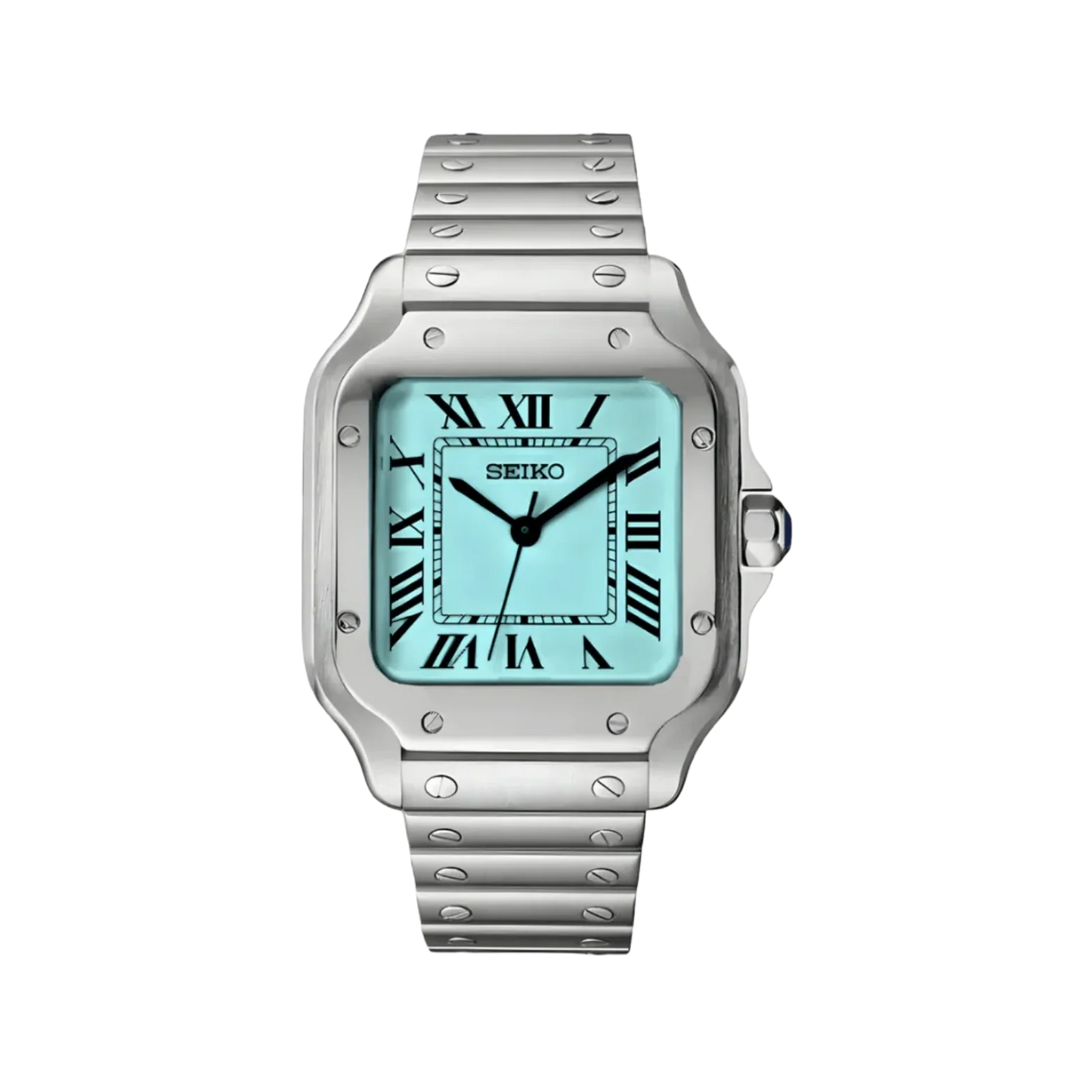 Seiko Mod Santos Tiffany Blue