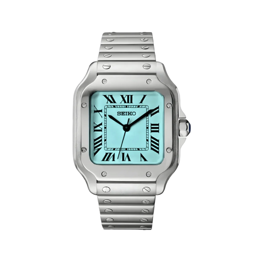 Seiko Mod Santos Tiffany Blue