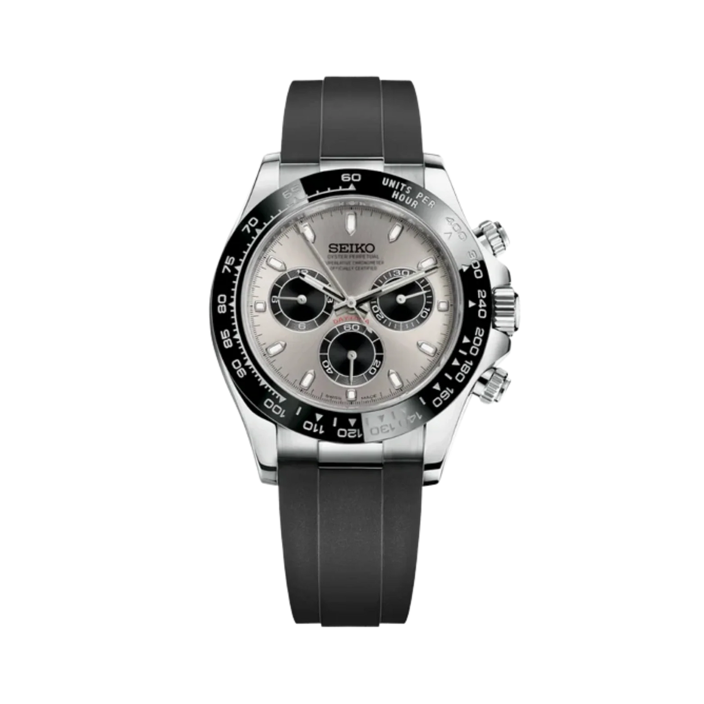 Seiko Mod Daytona Grey