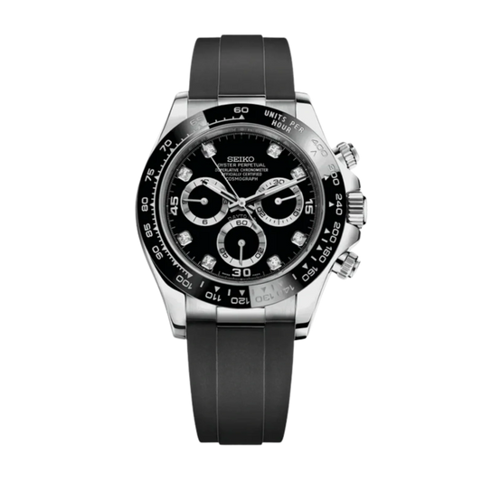 Seiko Mod Daytona Black