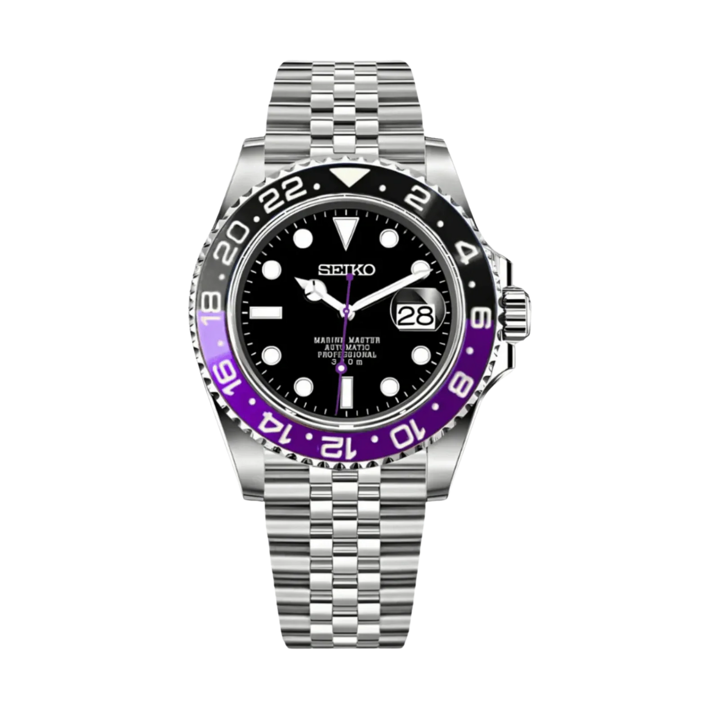 Seiko Mod Submariner Purple