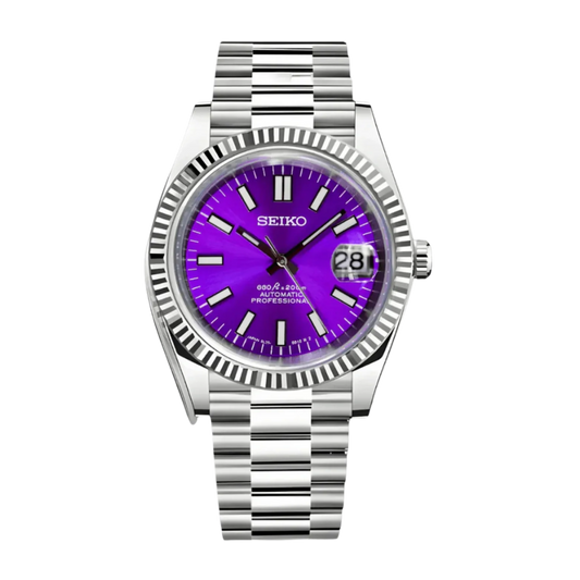 Seiko Mod Datejust Purple