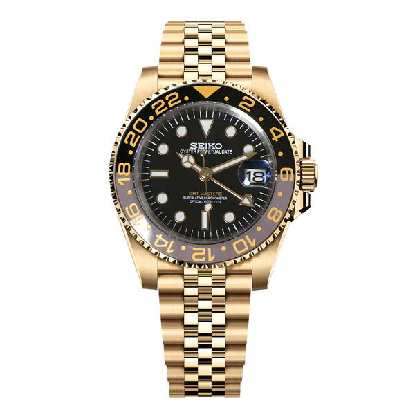 Seiko Mod GMT Master Gold