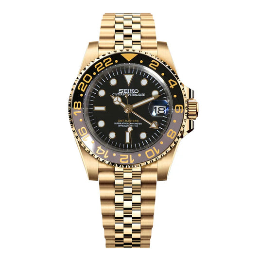 Seiko Mod GMT Master Gold