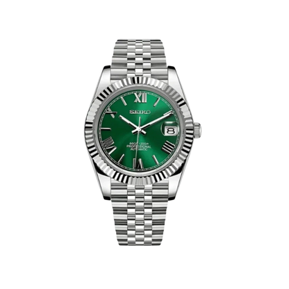 Seiko Mod Datejust Green