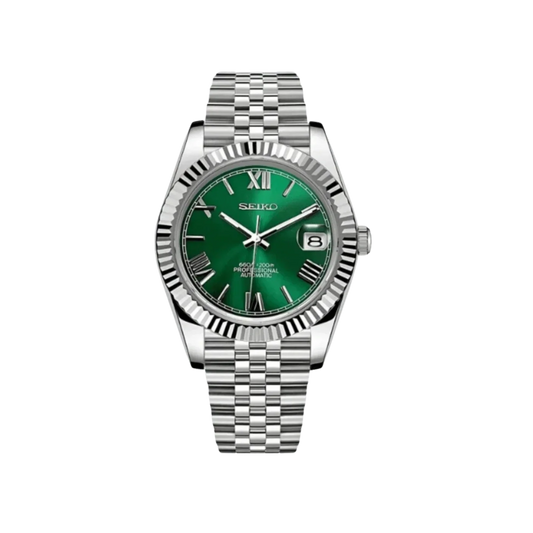 Seiko Mod Datejust Green