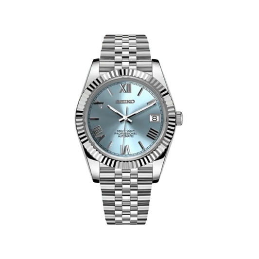 Seiko Mod Datejust Tiffany Roman