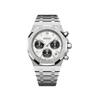 Seiko Mod Royal Oak Chronograph Panda