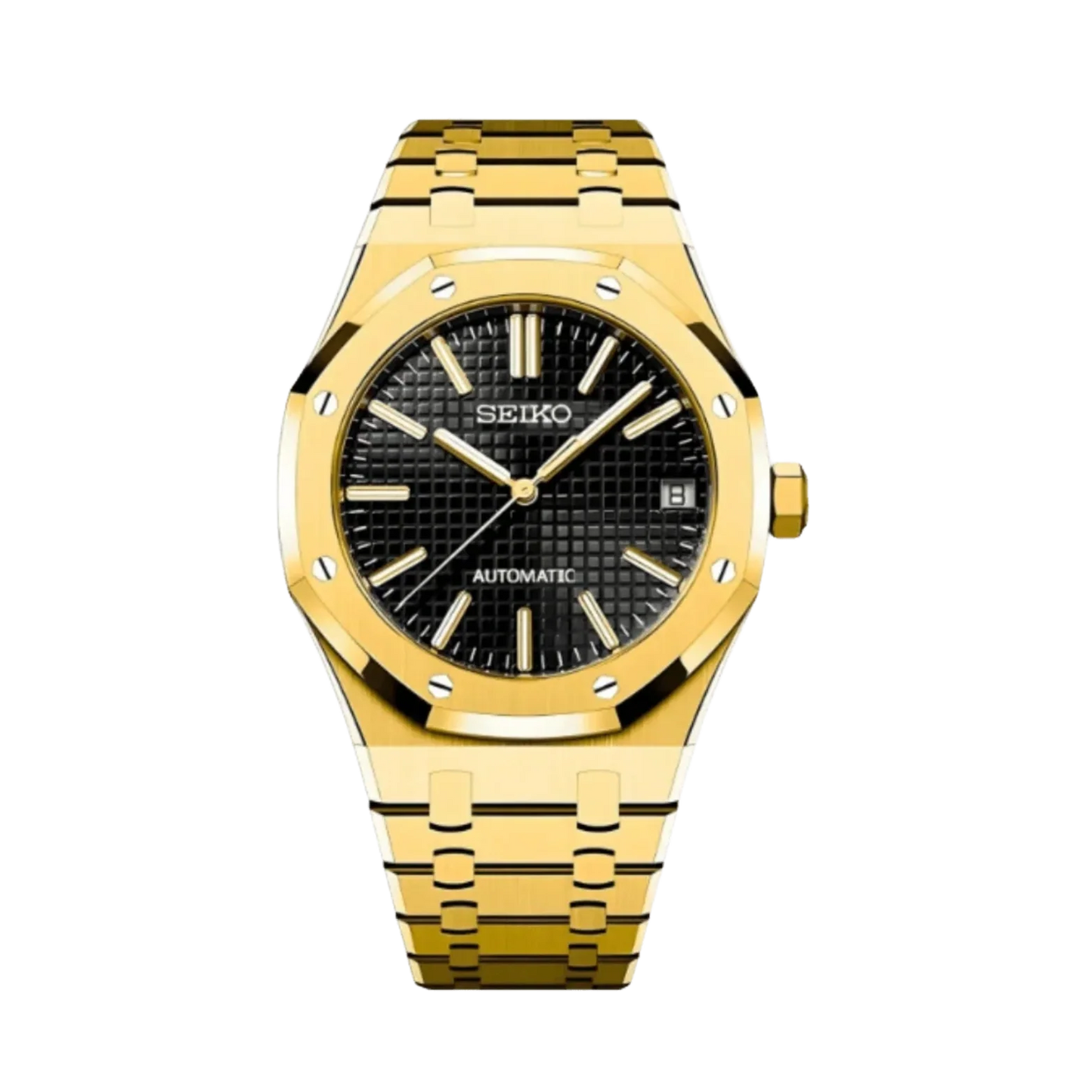 Seiko Mod Royal Oak Gold