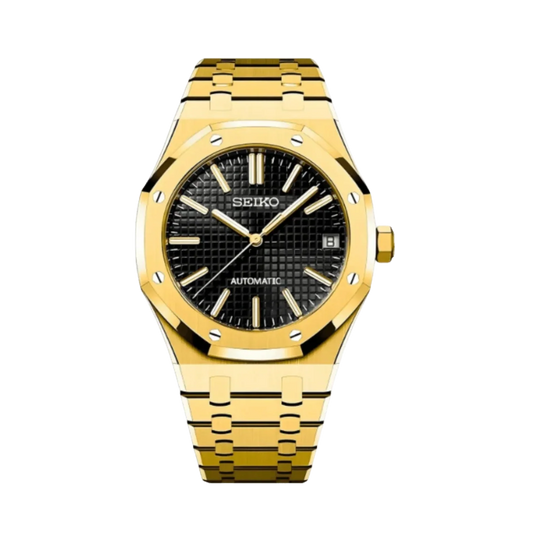 Seiko Mod Royal Oak Gold