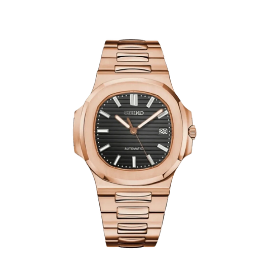 Seiko Nautilus Rose Gold Black