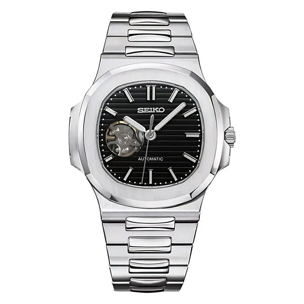 Seiko Nautilus Open Heart Black