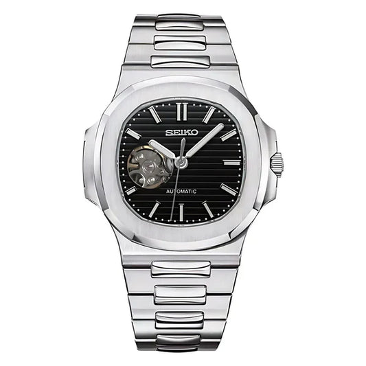 Seiko Nautilus Open Heart Black