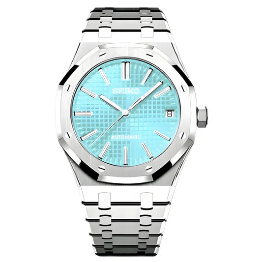 Seiko Mod Royal Oak Tiffany Blue
