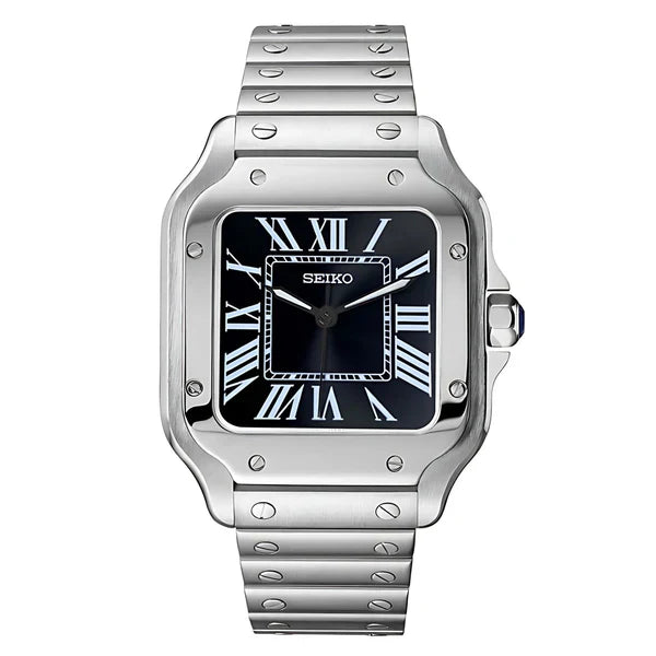 Seiko Mod Santos Classic Black