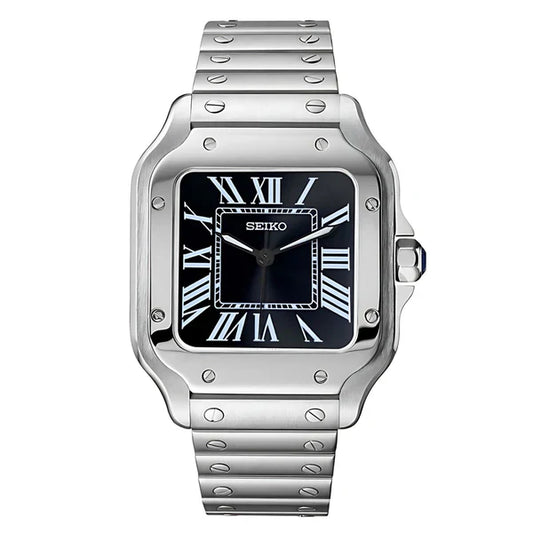 Seiko Mod Santos Classic Black