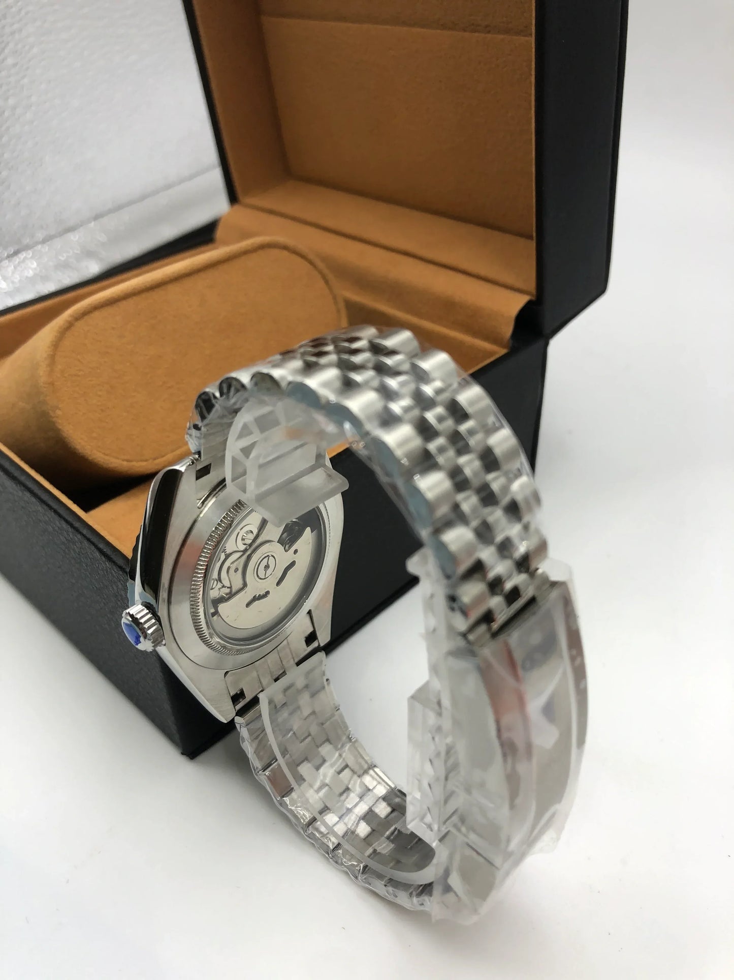 Seiko Mod Datejust Arabic White