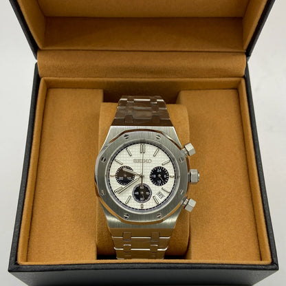 Seiko Mod Royal Oak Chronograph Panda