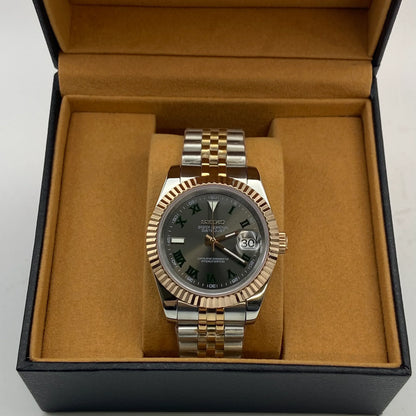 Seiko Mod Datejust Wimbledon Two Tone