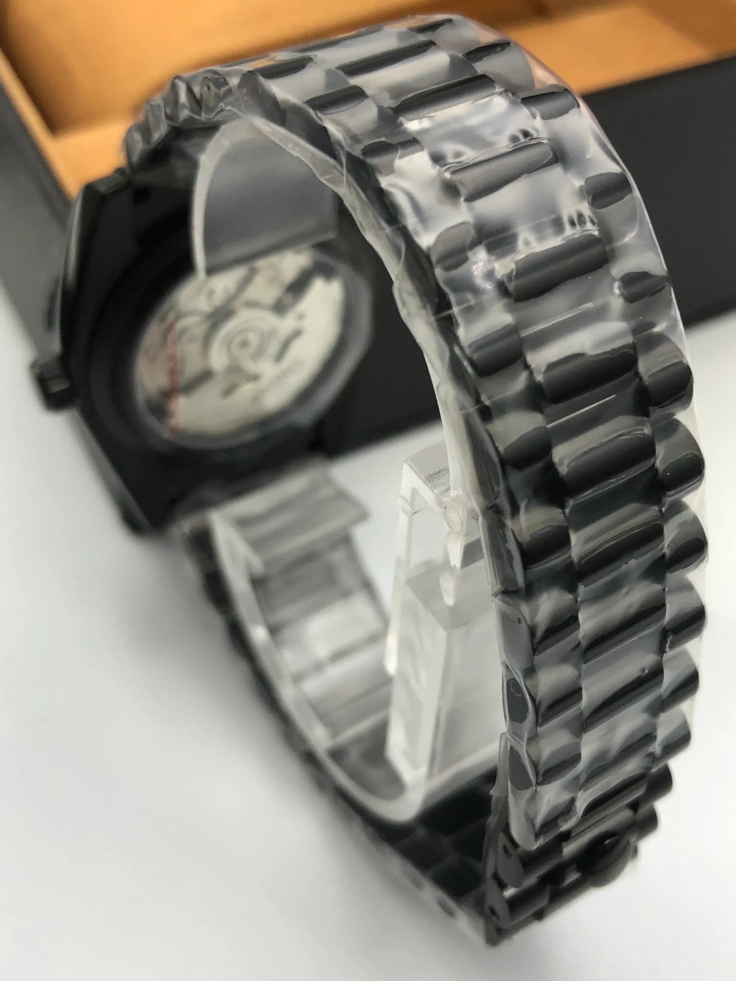 Seiko Mod Datejust Arabic Panthera Black