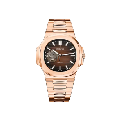 Seiko Nautilus Chocolate Open Heart