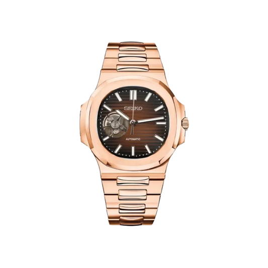 Seiko Nautilus Chocolate Open Heart